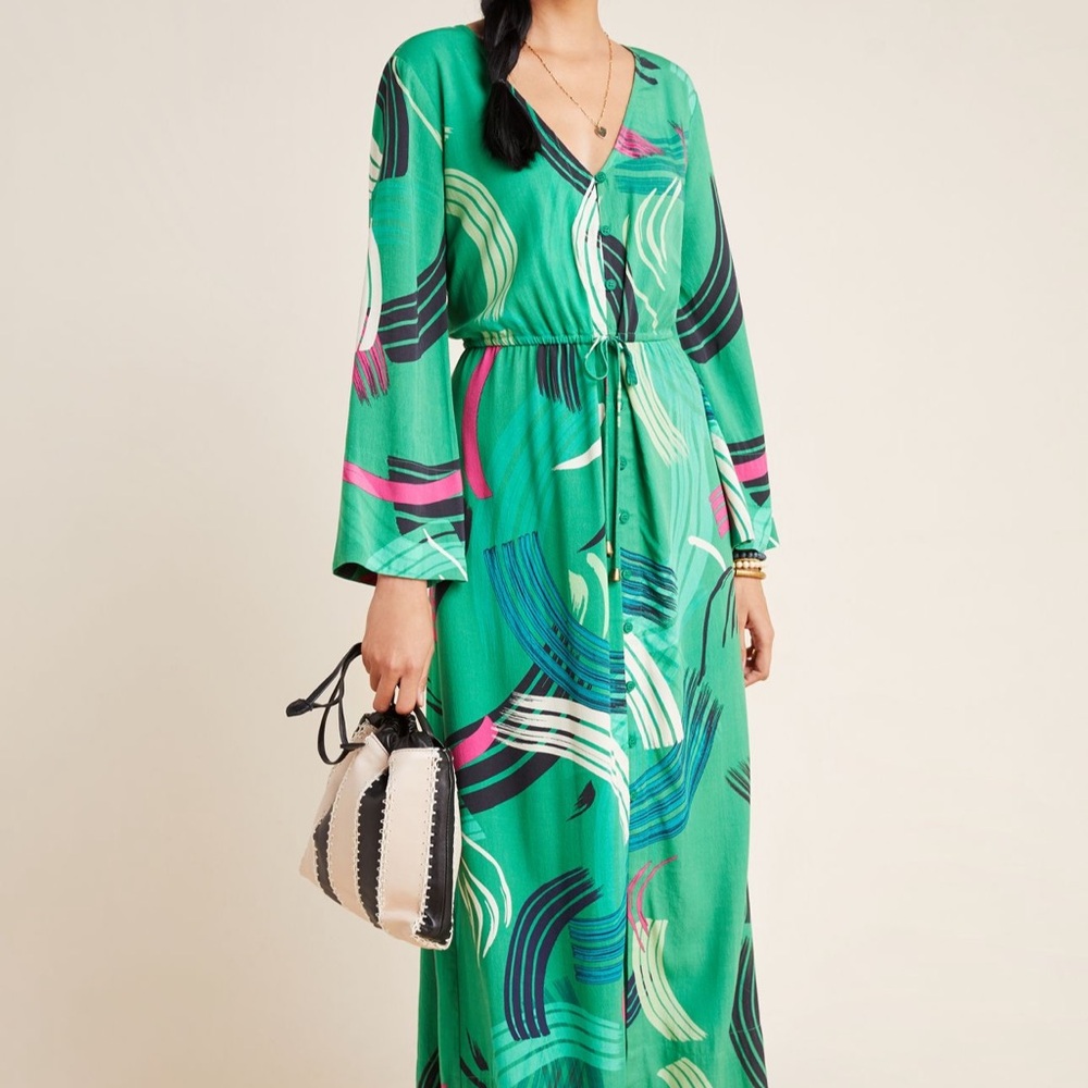 Paloma Paint-swiped Maxi Dress by The Odells x Anthropologie